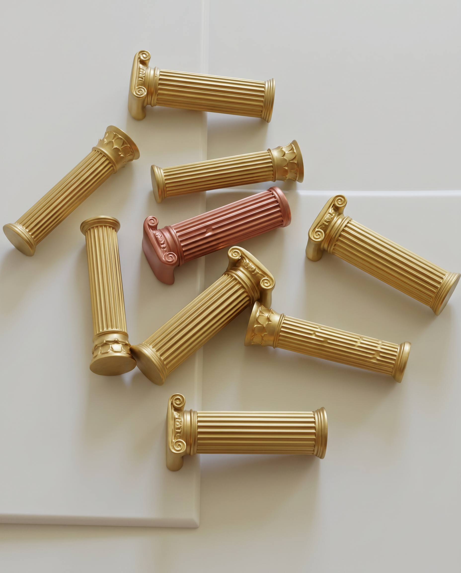 Greek Columns — Ionic, Corinthian & Set
